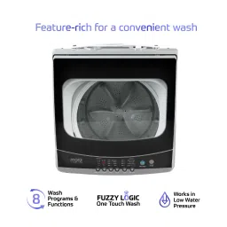 marq by flipkart 8.5 kg with Turbo Wash Fully Automatic Top Load Grey image 4