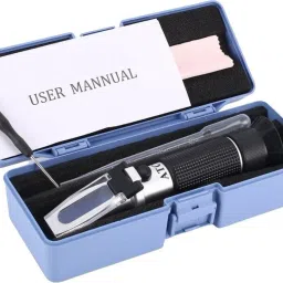 real instruments 0-90% Brix Portable Refractometer With ATC For Food Fruit Beverages Coffee Manual Handheld Refractometer image 4