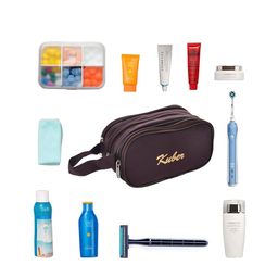 Kuber Industries  Set Of 2 Wine Solid Multi-Purpose Toiletry Kit image 3