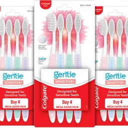 Gentle Sensitive Soft Bristles Toothbrush for Adults (4pcs x 3) Ultra Soft Toothbrush-image-18