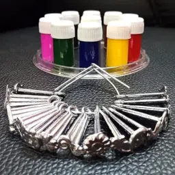 Kumkum Liquid Bindi Set, 11 Colours, Baby Seratta Pottu Achu color-18