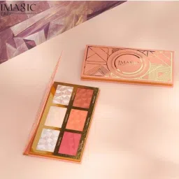 Hybrid 6 Color Highlight Blush Contour Palette 150 ml-2
