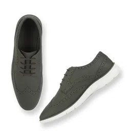 yoho Men Perforated Lace-Up Brogues image 5