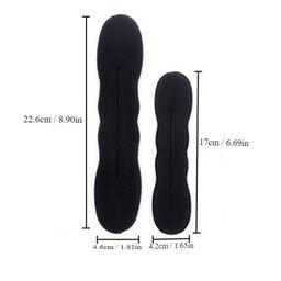 CHRONEX Set Of 2 Magic Sponge Clip Foam Donut Bun Maker image 4