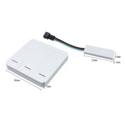 Protium Bluetooth Switch Panel With Controller for 12/24V version single color addressable LED light only image 3
