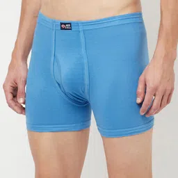 T.T. Men Jazz Fine Long Inner Elastic Pack Of 3 Pure Cotton Trunks image 2