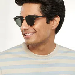 Vincent Chase Unisex Grey Lens Round Sunglasses with Polarised and UV Protected Lens image 4