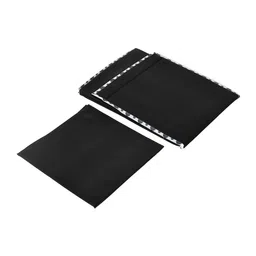 Kuber Industries Set Of 2 Black & White Printed Non Woven Foldable Laundry Baskets image 3
