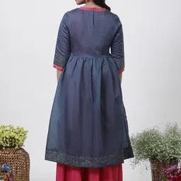 W Regular Kurta With Palazzos image 2