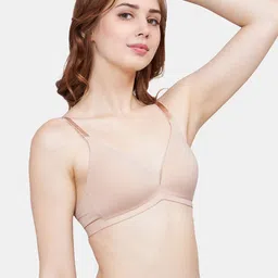 PLUMBURY Rapid-Dry Medium Coverage Lightly Padded Bra With All Day Comfort image 2