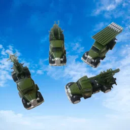 Toy Auto World Military Die-Cast Vehicle Set 1|55 Scale Pack of 4-image-84
