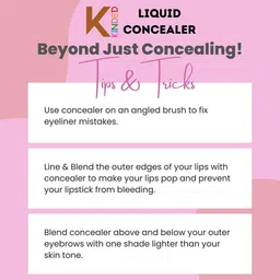 KINDED Full Coverage Creamy Matte Liquid Concealer 6ml - Cream Cushion 06 image 4