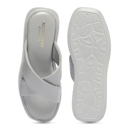 Monrow Open Toe Flatform Heels image 2