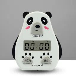 Digital White Clock-8