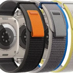SwapME Trail Loop Band Compatible with Apple Watch Ultra Band 41mm 40mm 38mm Men WomenAdjustable Weave Nylon Sport Wristbands for iWatch Ultra 2 Series 9/8/7/6/5/4/3/2/1 SE Smart Watch Strap-39