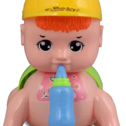 Crawling Baby Toy with Music, Lights & Bottle – Cute Helmet Doll for Kids116-image-92