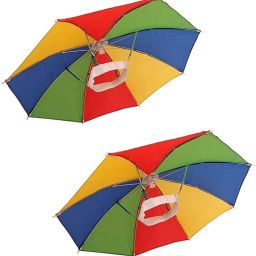 Boys & Girls Cap Headwear Umbrella Hat for Outdoor Sun Rain Protection Umbrella-image-6