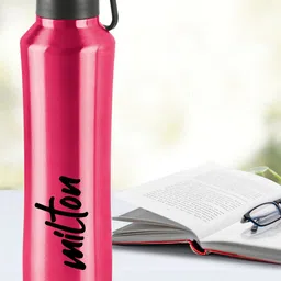 Milton Gulp 600 Pink Thermosteel 24 Hours Hot or Cold Water Bottle 575 ml-image-90