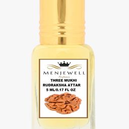 Menjewell Three Mukhi Rudraksha Attar Perfume 5ml-58