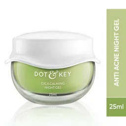 DOT & KEY Cica Niacinamide Night Gel with Tea Tree Oil, Fights Acne & Dark Spots - 25ml-50