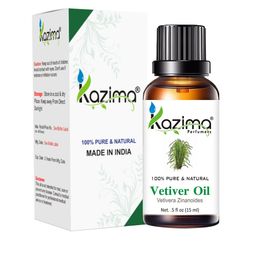 KAZIMA 100% Pure Natural & Undiluted Vetiver Essential Oil 15 ml-image-53