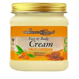 GEMBLUE BioCare Haldi Chandan Face & Body Cream with Vitamin E - 385 ml-image-91