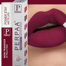 PERPAA Set Of 2 Power Stay Non Transfer Liquid Matte Lipstick 5ml Each - Shades 09 & 21 image 5
