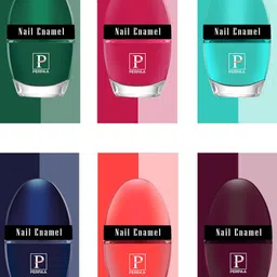 PERPAA Set Of 6 Tiny Glaze Long-Lasting Nail Enamel - 5ml Each-15