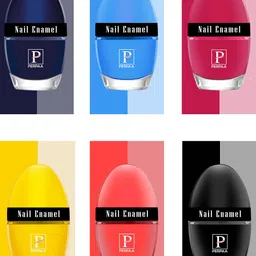 PERPAA Set Of 6 Tiny Glaze Long-Lasting Nail Enamel - 5ml Each-10