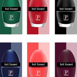 PERPAA Set Of 6 Tiny Glaze Long-Lasting Nail Enamel - 5ml Each-7