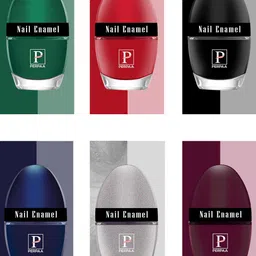 PERPAA Set Of 6 Tiny Glaze Long-Lasting Nail Enamel - 5ml Each-12