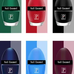 PERPAA Set Of 6 Tiny Glaze Long-Lasting Nail Enamel - 5ml Each-13