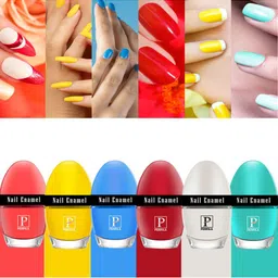 PERPAA Set Of 6 Tiny Glaze Long-Lasting Nail Enamel - 5ml Each image 5