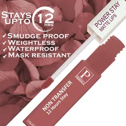 PERPAA Set Of 3 Power Stay Long Lasting Liquid Matte Lipstick-5ml Each-03-16-21 image 2