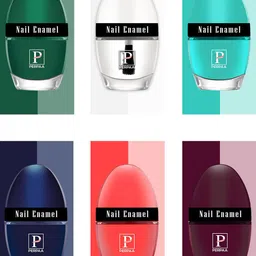 PERPAA Set Of 6 Tiny Glaze Long-Lasting Nail Enamel - 5ml Each image 2