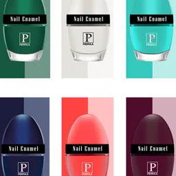 PERPAA Set Of 6 Tiny Glaze Long-Lasting Nail Enamel - 5ml Each image 4