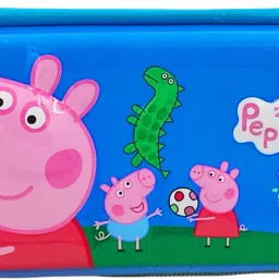 PEPPA PIG Pencil Box for Girls | 7D EVA pouch | Peppa Pig Art EVA Pencil Box-25