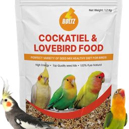 Adult Bird Food for Cockatiel & Lovebirds Mix Seeds 1.2Kg 1.2 kg Dry Adult Bird Food-15
