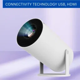 SACRO Protable Projector for Home 4K Support With Built-in App Netflix/YouTubeY209 (4500 lm / 1 Speaker / Wireless / Remote Controller) Portable Projector-11