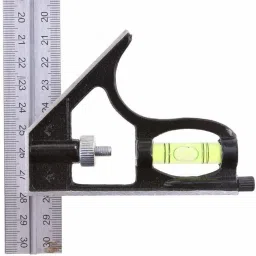 aasons Stainless Steel 300mm Adjustable Engineers Rule Right Angle Ruler Tool Combination Square image 3
