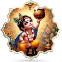 BIS Hallmarked Little Krishna Ji (LK-20G1233) S 999 20 g Silver Coin-image-49