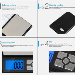 NIBBIN Digital Pocket Weight Weighing Scale Jewellery , Gold, Silver, Platinum, Weighing Mini Machine with Auto Calibration, Tare Full Capacity 6 Weighing Mode (600 gram/0.01 gram) Weighing Scale (Black) Weighing Scale image 5