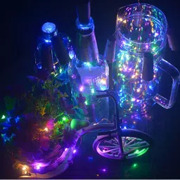 oneclickpicks 20 LEDs 3.05 m Multicolor Steady String Rice Lights image 2