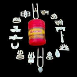 Tilak Stamp Forehead With Chandan Deity Ornament-27