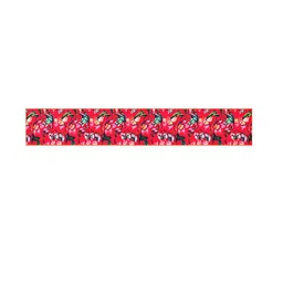 SEJ by Nisha Gupta Set of 6 Red Printed Cotton Table Placemats and Runner image 3