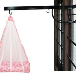 BABY PREMIUM NET SWING CRADLE WITH WINDOW HANGER-picture-0