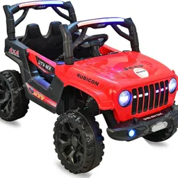 smallboytoys New 908 RED Battery ride on jeep for kids Jeep Battery Operated Ride On-picture-18