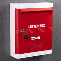 Virgin Plastic A4 Letter Box - Outdoor Mailboxes Home Decoration with Key Lock Wall Mounted Mailbox-image-56