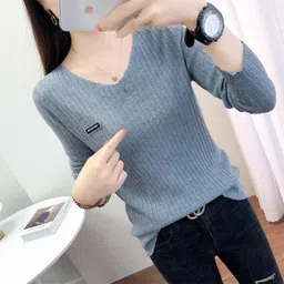 icw Casual Regular Sleeves Solid Women Black Top-picture-9