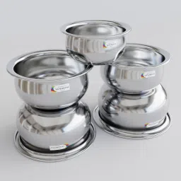 vigshrise VIGNESHGENIX Plain Handi Set Of 5 Bowl Serving Set image 2